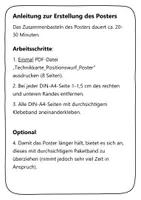 Vorschau - Poster - Basketball. Technikkarte Positionswurf. Poster - Seite 1