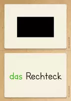 Vorschau - Präsentationen/Tafelbilder - Geometrische Formen Tafelmaterial DaZ - Seite 2