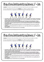 Vorschau - Arbeitsblätter - Passive Schülerinnen und Schüler im Badminton. Vorhand-Überkopf-Smash - Seite 1
