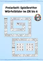 Vorschau - Spiele - Spielbretter: Würfelbilder im ZR bis 6 - Deckblatt