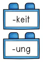 Vorschau - Merkblätter - Nomen-Endungen | Suffixe | Tafel- und Legematerial - Seite 3