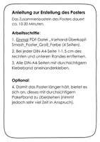Vorschau - Poster - Badminton. Bewegungsreihe zum Vorhand-Überkopf-Smash. Poster - Seite 1