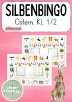 Vorschau - Spiele - Silbenbingo Ostern - zweifach differenziert - Deckblatt