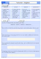 Vorschau - Arbeitsblätter - Textsorten – Überblick, Aufgaben und Lösungen - Seite 1