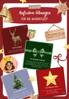 Vorschau - Spiele - Aufwärm-Übungen für den Advent - Deckblatt