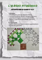 anteprima - Programmi scolastici / Materiali per docenti - Lezione sull’albero Pitagorico – Classe 4^ – 5^ - Pagina di copertina