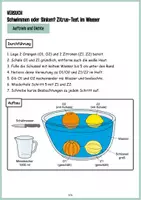 Vorschau - Arbeitsblätter - Dichtetest - Schwimmen oder Sinken Auftrieb Experiment - Seite 3