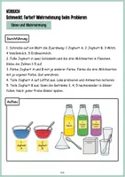 Vorschau - Arbeitsblätter - Wie schmeckt Farbe? - Wahrnehmung Sinne Experiment - Seite 3