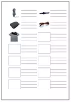 Vorschau - Arbeitsblätter - Roupas. Arbeitsblatt zum Ausfüllen. Vokabeltabelle - Seite 2