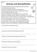 Vorschau - Arbeitsblätter - Winter Sachtexte Leseverständnis | Growing Bundle | Klasse 1 & 2 - Seite 3