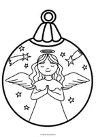 Vorschau - Mal- und Bastelvorlagen - Weihnachtskugeln Malvorlagen – Ausmalbilder & Fensterdeko für die Adventszeit (10 Motive) - Seite 3