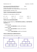Vorschau - Arbeitsblätter - Klassenarbeiten Mathematik (5/6/7) – Wachsendes Materialpaket - Seite 1