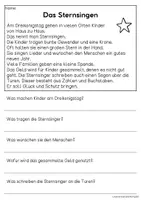Vorschau - Arbeitsblätter - Die heiligen Drei Könige - Sachtexte für Erstleser | Leseverständnis Klasse 1 & 2 - Seite 2