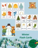 anteprima - Flashcard - Flash cards Inverno in lingua inglese - Pagina di copertina