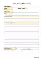 Vorschau - Anderer Materialtyp - Vorlage Elterngespräche - Seite 1