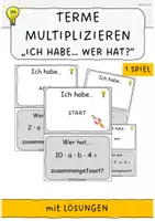 Vorschau - Spiele - Ich habe wer hat - Terme multiplizieren - Deckblatt
