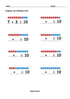 Vorschau - Stationenlernen - 🧮Verliebte Zahlen ❤️verstehen und verfestigen
Differenziertes Material für die die 1. Klasse - Deckblatt