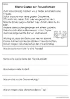 Vorschau - Arbeitsblätter - Valentinstag - Sachtexte für Erstleser | Leseverständnis Klasse 1 & 2 - Seite 3