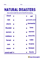 Aperçu - Feuilles d'exercices - Fiche d’activités sur les catastrophes naturelles! - Page 2