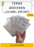 Vorschau - Spiele - Ich habe wer hat - Terme addieren - Deckblatt