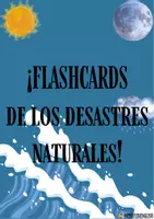 Vorschau - Bildkarten - Flashcards der Naturkatastrophen! Spanisch. - Deckblatt