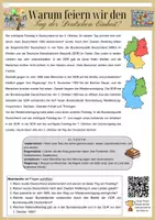 Vorschau - Arbeitsblätter - Der Tag der Deutschen Einheit - Warum feiern wir ihn? - Seite 2