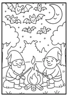 Vorschau - Arbeitsblätter - 30 Ausmalbilder Herbst, Winter, Nikolaus, Weihnachten KiTa, Klassen 1-5 - Seite 2