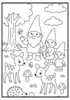 Vorschau - Arbeitsblätter - 30 Ausmalbilder Herbst, Winter, Nikolaus, Weihnachten KiTa, Klassen 1-5 - Seite 3