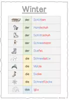 Vorschau - Arbeitsblätter - WINTER / Wortschatz / Lernheft (DaZ) - Seite 2