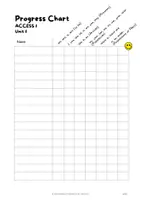 Vorschau - Stationenlernen - Progress Charts · Englische Grammatik · Access 5. Schuljahr - Seite 2