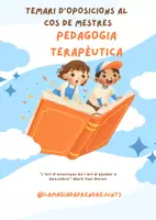 Vista previa - Otros - Temari d'oposicions al cos de mestres: PT/ Temario de oposiciones de Pedagogía Terapéutica - Portada