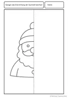 Vorschau - Mal- und Bastelvorlagen - Symmetrie kinderleicht! Weihnachtliche Bilder zum Spiegeln und Gestalten - Seite 3
