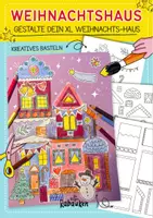 Vorschau - Arbeitsblätter - XL-Weihnachtshaus 🏠🎄 Kreatives Basteln & Gestalten für die Winterzeit - Deckblatt