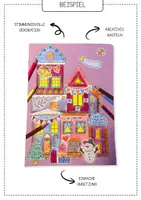 Vorschau - Arbeitsblätter - XL-Weihnachtshaus 🏠🎄 Kreatives Basteln & Gestalten für die Winterzeit - Seite 2