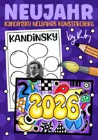 Vorschau - Mal- und Bastelvorlagen - Neujahrs Kunst nach Wassily Kandinsky - Kunst im Neuen Jahr 2026 - Deckblatt