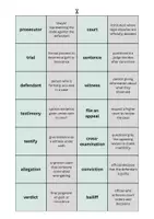 Vorschau - Aufgabenkarten - Topic Vocabulary: Inside the Courtroom - People, Trails and Procedures (B2-C1) - Seite 1