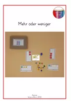 Vorschau - Spiele - Lernspiel zur Mengenerfassung: Mehr oder weniger - Deckblatt