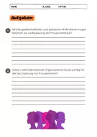 Vorschau - Arbeitsblätter - Die Geschichte der Frauenrechte: Feminismus, Wahlrecht, Gleichstellung - Seite 3
