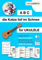 Vorschau - Poster - 🎬 Ukulele Grundschule ABC die Katze lief im Schnee incl. Audios und Videos - Deckblatt