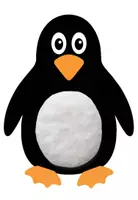 Vorschau - Mal- und Bastelvorlagen - Basteln und Kunst im Winter: Pinguin mit Wattebauch #silvesterknaller25 #rabattraketenzusalevester25 - Seite 2
