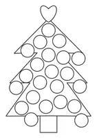 Vorschau - Mal- und Bastelvorlagen - Adventskalender Tannenbaum - Seite 3
