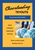 Vorschau - Arbeitsblätter - Cheerleading Tryouts - Writing an email and giving advice - Seite 1