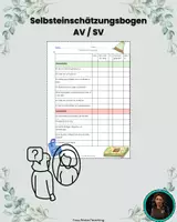 Vorschau - Arbeitsblätter - Selbsteinschätzungsbogen AV/SV - Deckblatt