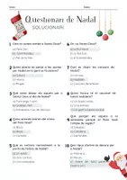 Vista previa - Hojas de trabajo - Qüestionari de Nadal - página 1