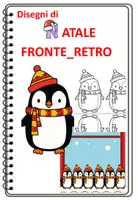anteprima - Materiale di supporto/inclusione - Copertina_Natale_Fronte_Retro Pinguino di Natale - Pagina di copertina