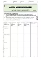 Vorschau - Arbeitsblätter - Einkommensarten - Gruppenpuzzle - Seite 3