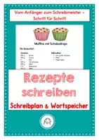 Vorschau - Stundenentwürfe - Rezepte schreiben. Vorgangsbeschreibung - Deckblatt