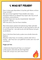 Vorschau - Arbeitsblätter - Das Feuer - 15 Sachtexte + Fragen - Seite 2