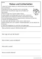 Vorschau - Arbeitsblätter - Adventsabende Daheim | Leseverständnis, Klasse 1 + 2 - Seite 2