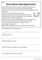 Vorschau - Arbeitsblätter - Adventsabende Daheim | Leseverständnis, Klasse 1 + 2 - Seite 3